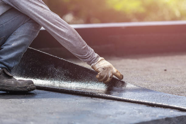 Professional Exterior Waterproofing technician working in Barrington, NJ